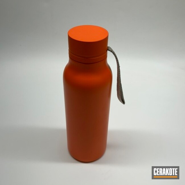 Metal Drinking Bottle In H-190 Hunter Orange