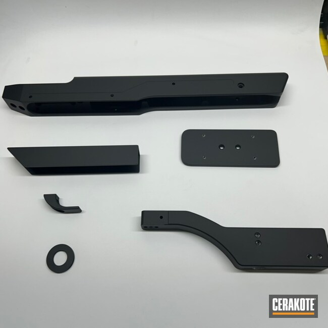Air Rifle Stock And Accessories In H-190 Armour Black