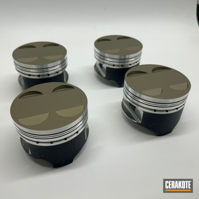 Wossner Forged Pistons In Piston Coat V-136