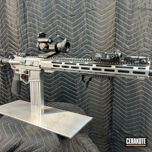 Ar-15 In Titanium And Graphite Black