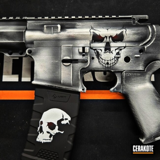 Silent Sniper Tactical Ar In Death Mask.  