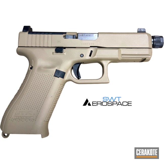 Glock 19x Cerakoted In Fde