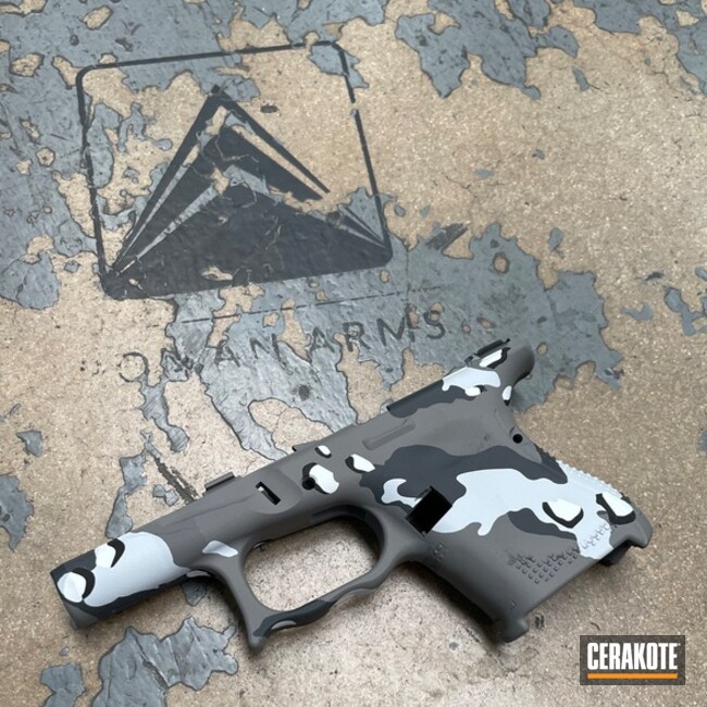 Grey Chocolate Chip Coated With Cerakote