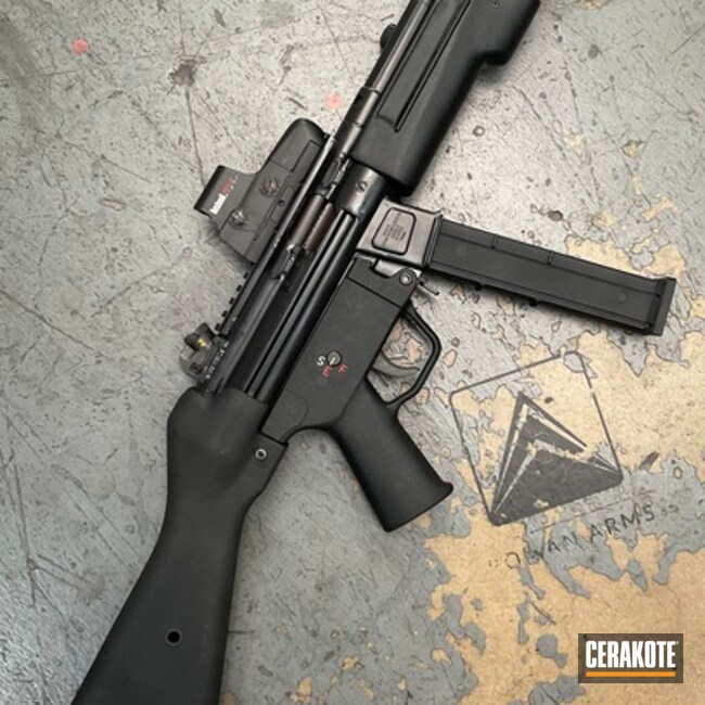 Mp10 Hk Coated With Cerakote In Blackout