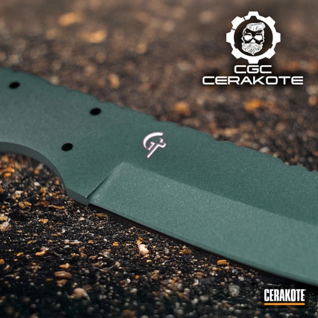 Charcoal Green - Fixed Blade Knife