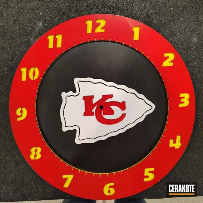 Kc Chiefs Wall Clock