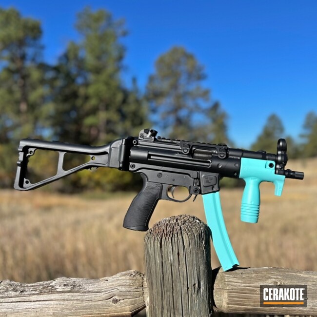 Mp5 In Graphite Black And Robin's Egg Blue