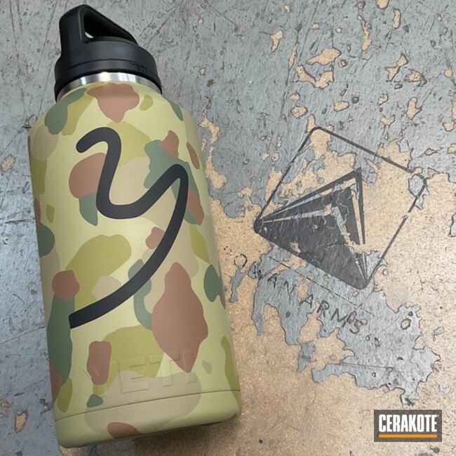 Duck Camo Coated With Cerakote In H-258, H-146, H-149 And H-341