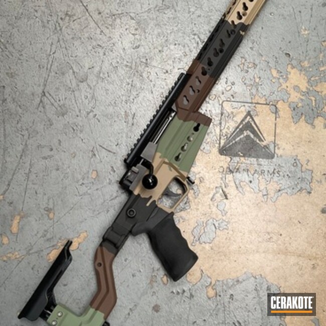 M81 Bolt Action Coated With Cerakote In H-342, H-248, H-235 And H-146