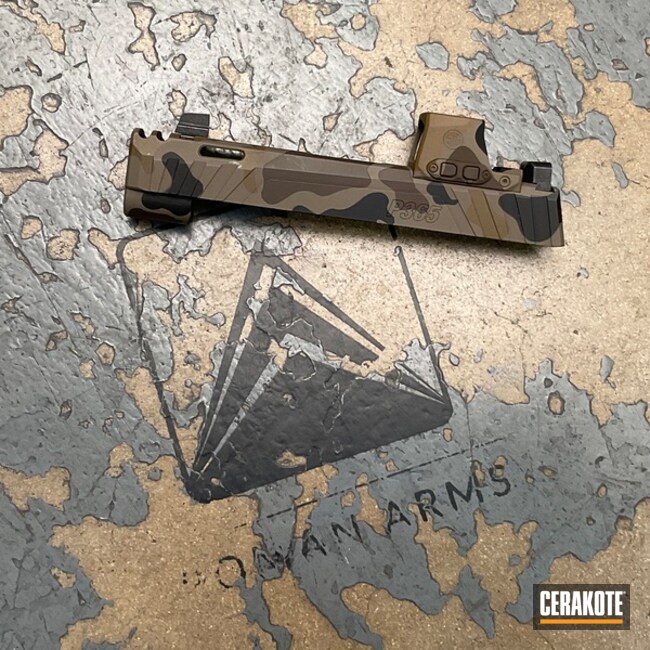 P365 Coated With Cerakote In H-190, H-30118, H-258 And H-267