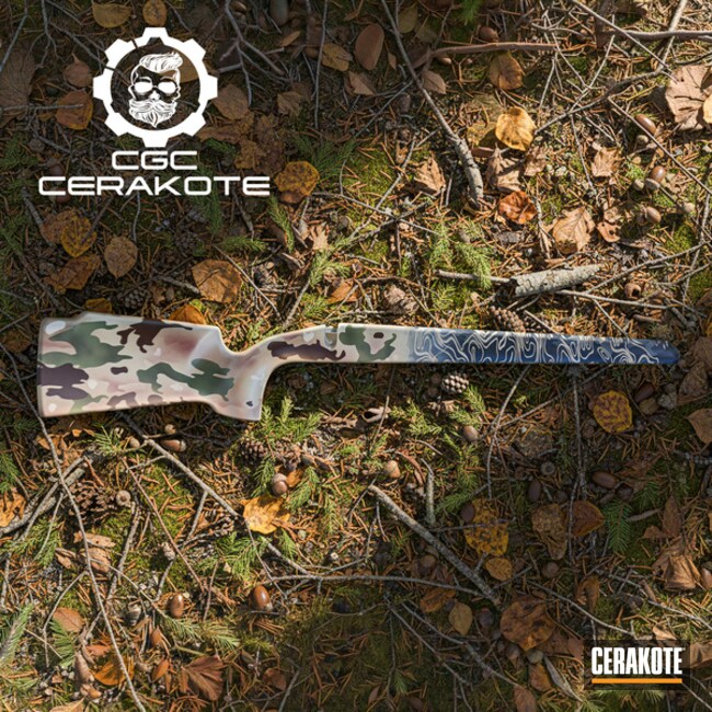 Custom Two Camo Rifle Stock