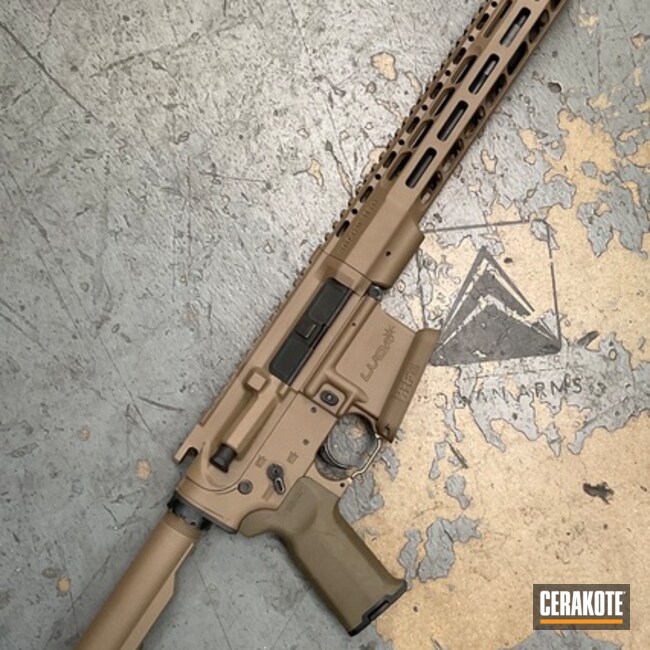 Ar10 Coated With Cerakote In Hir-265