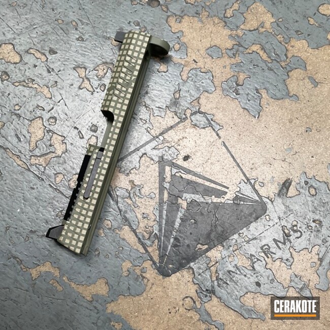 Cz P10 Coated With Cerakote In H-248 And H-256