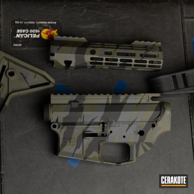 Custom Jagged Tiger Stripe Camo