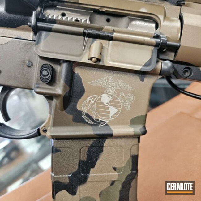 Kuiu Style Custom Camo With Lasered Globe And Anchor