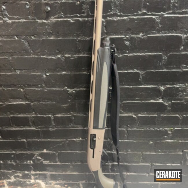 3-tone Benelli Coated With Cerakote In Midnight Bronze
