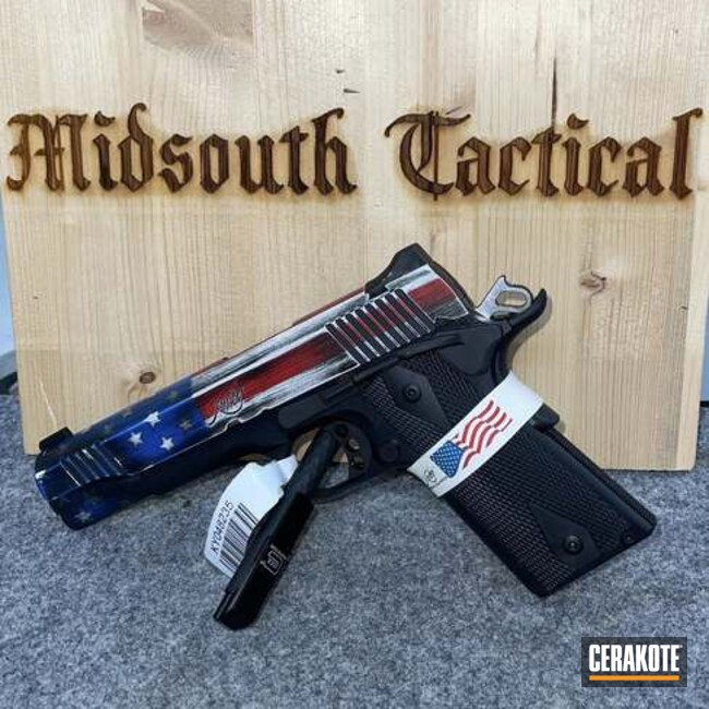 Kimber 1911 Distressed American Flag