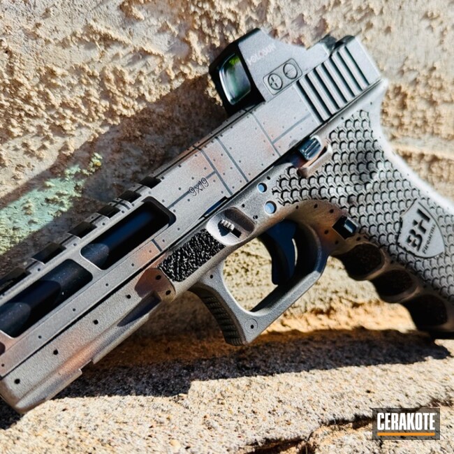 Patina Glock Coated With Cerakote