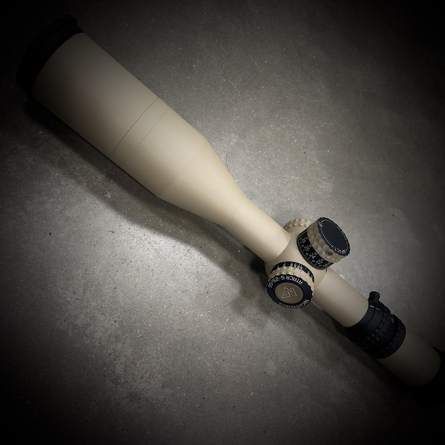 Tan Rifle Scope Nightforce Scope in H-203 MacMillan Tan | Cerakote