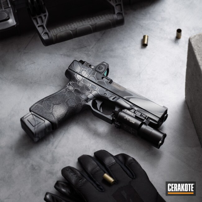 Sniper Grey, Graphite Black And Satin Mag Glock 17 Rmr