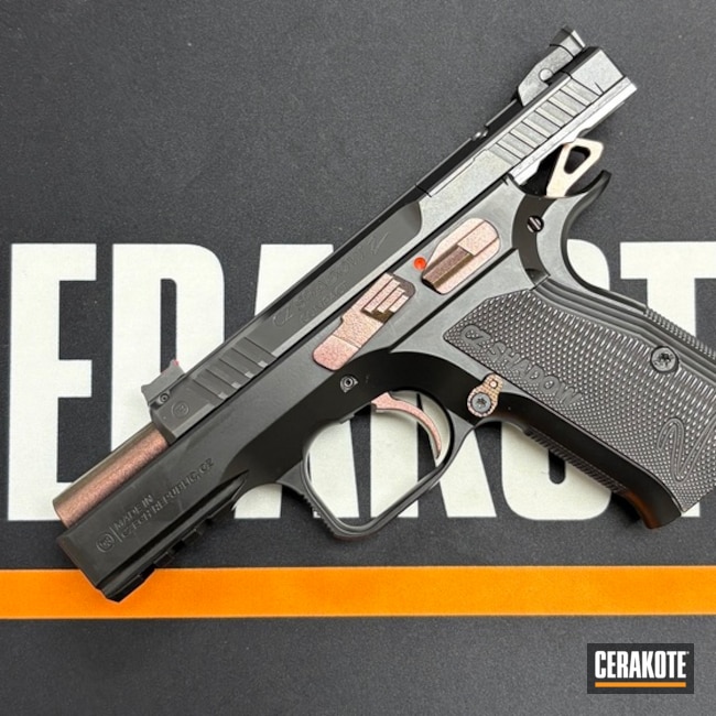 Rose Gold Accent Cz Shadow