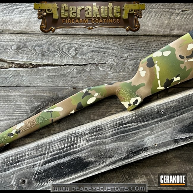 Camo Stock with a Hidden White, Troy® Coyote Tan, Multicam® Bright ...