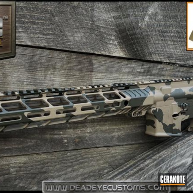 Builderset Coated With Cerakote In H-264 And H-265