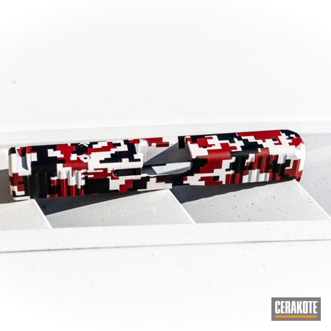 Glock Digicam Coated With Cerakote In H-221, H-190 And H-136