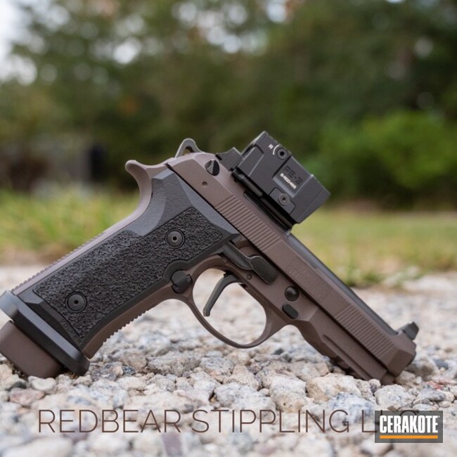 Beretta 92x Coated With Cerakote In H-293