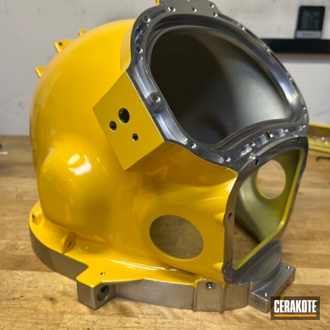 Corvette Yellow Dive Helmet