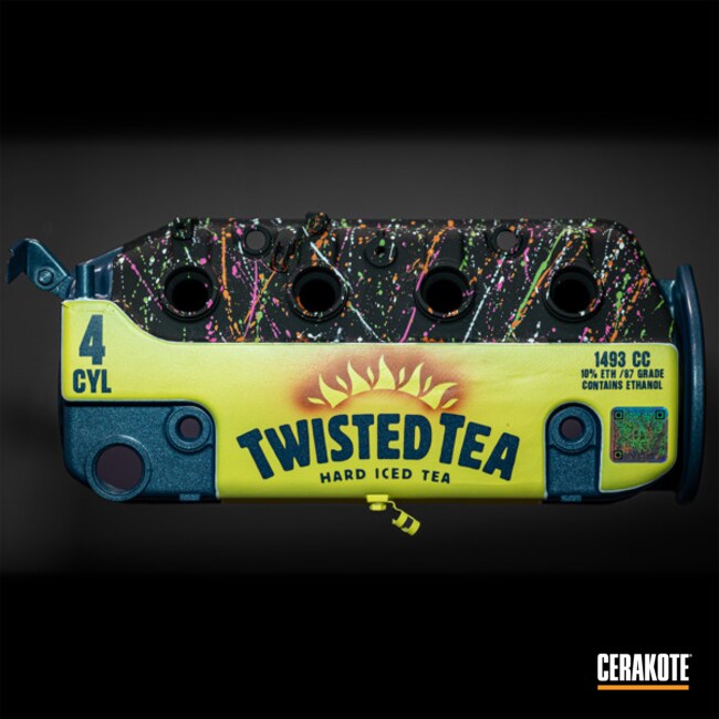 1991 Honda Civic "twisted Tea Splash" Cylinder Head