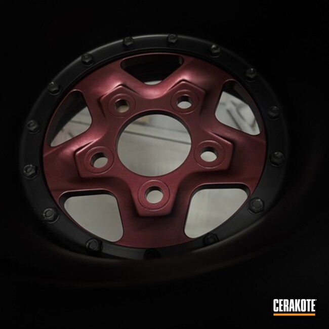 Cerakote Fx Blaze And Cerakote Glacier Black Red Rim