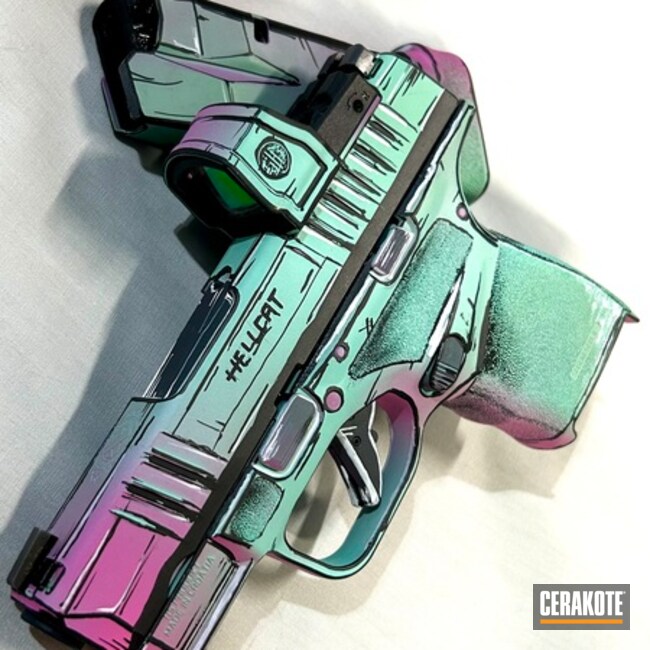 Coated With Cerakote  Hellcat Cel Shade