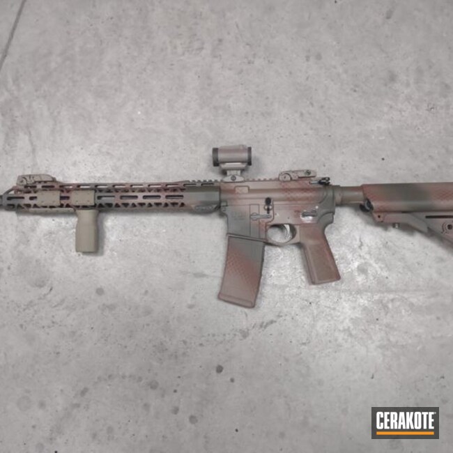 Ar15 With Custom Camo