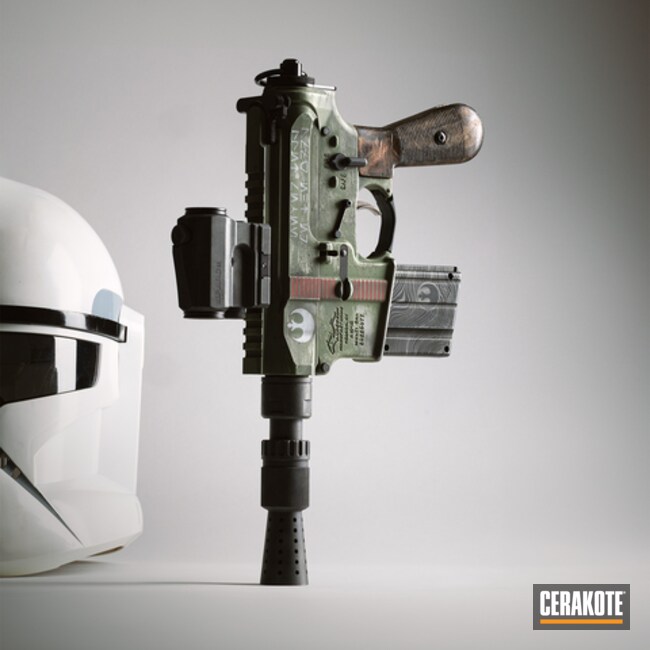 Hans Solo Blaster In Battleworn Green 