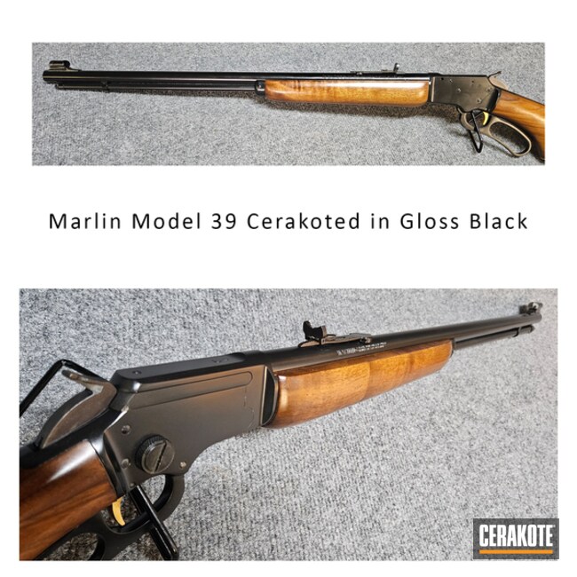 Restoration Of A Marlin Model 39 Using Gloss Black
