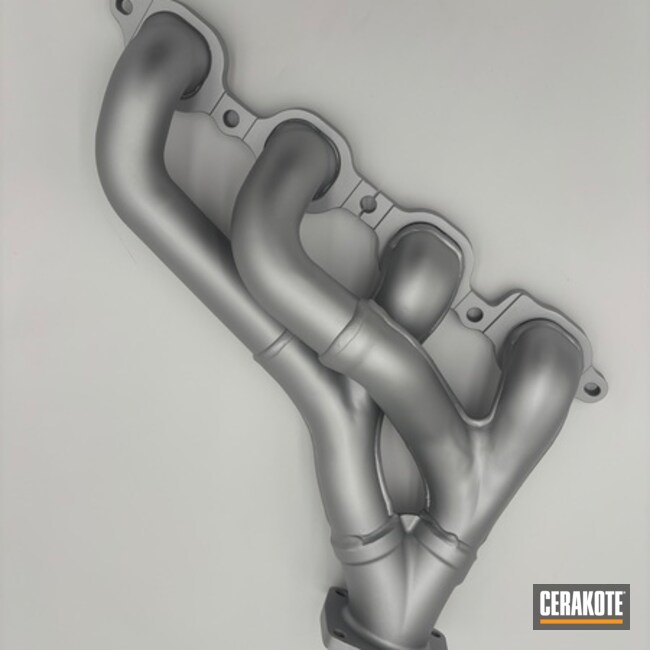 Camaro Headers Done With H-255 Crushed Silver