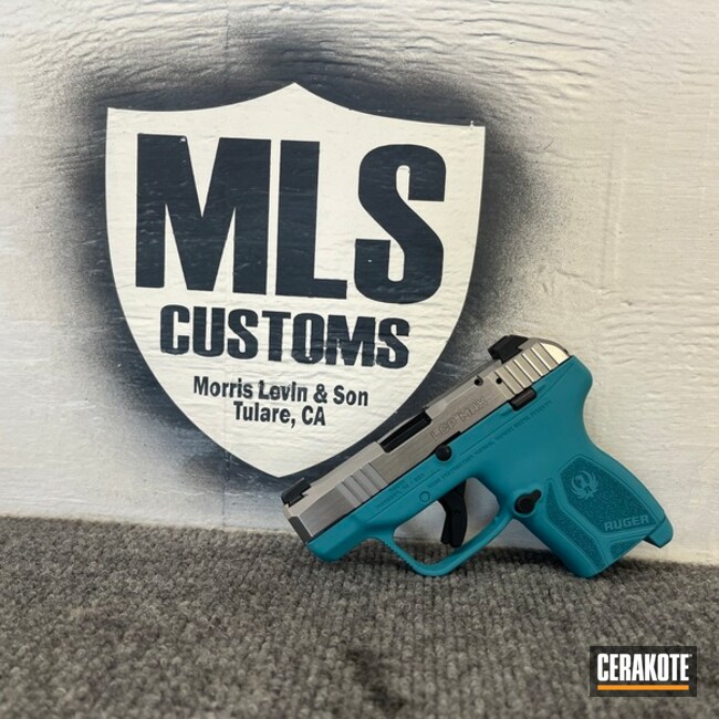 Ruger Lcp Coated With Cerakote In H-349