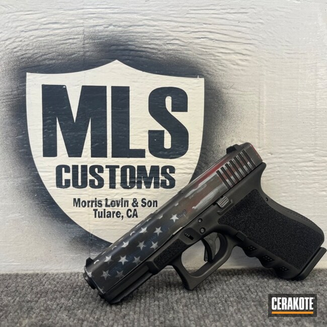 Us Flag G19 Coated With Cerakote