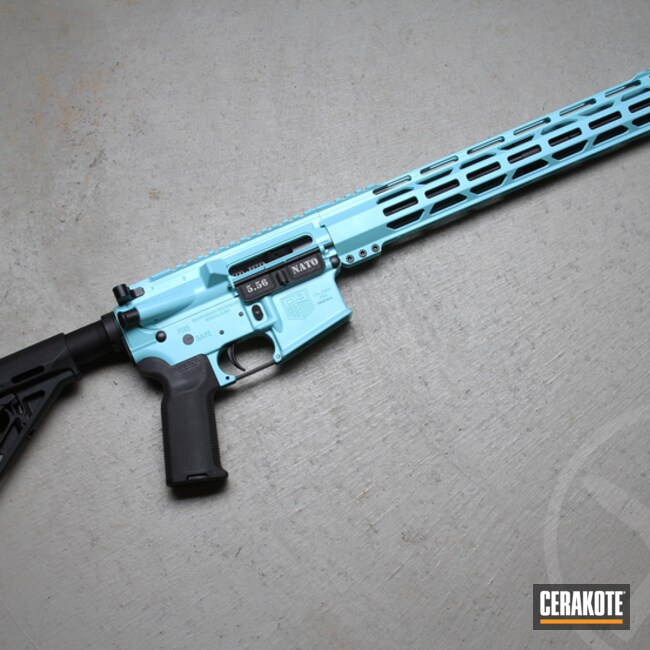 Diamondback Coated With Cerakote In Robin's Egg Blue