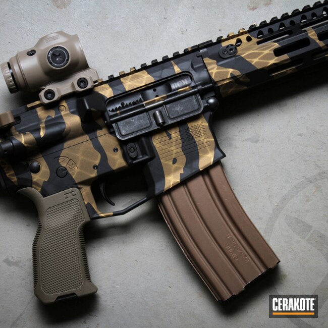 Coated With Cerakote  Ts Freehand Fade