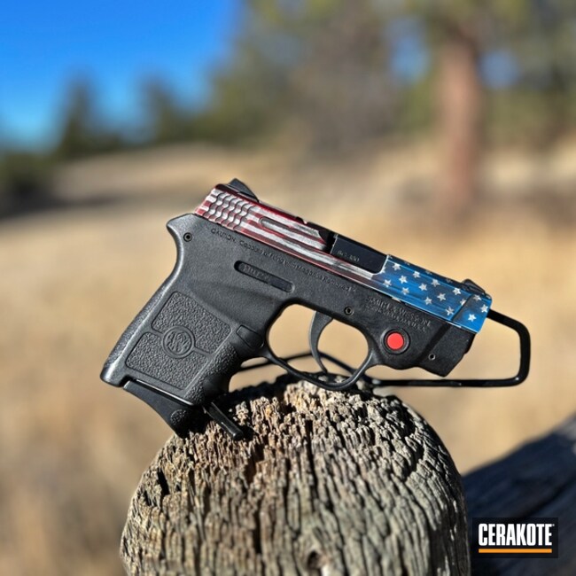 Distressed American Flag Smith & Wesson Bodyguard 380