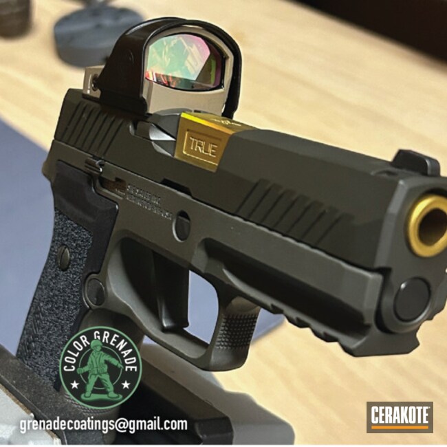 Sig Sauer Axg P320 With Blended H Series Colors.
