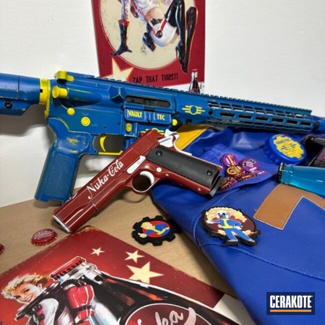 Vault Tec Ar15 & Nuka Cola 1911