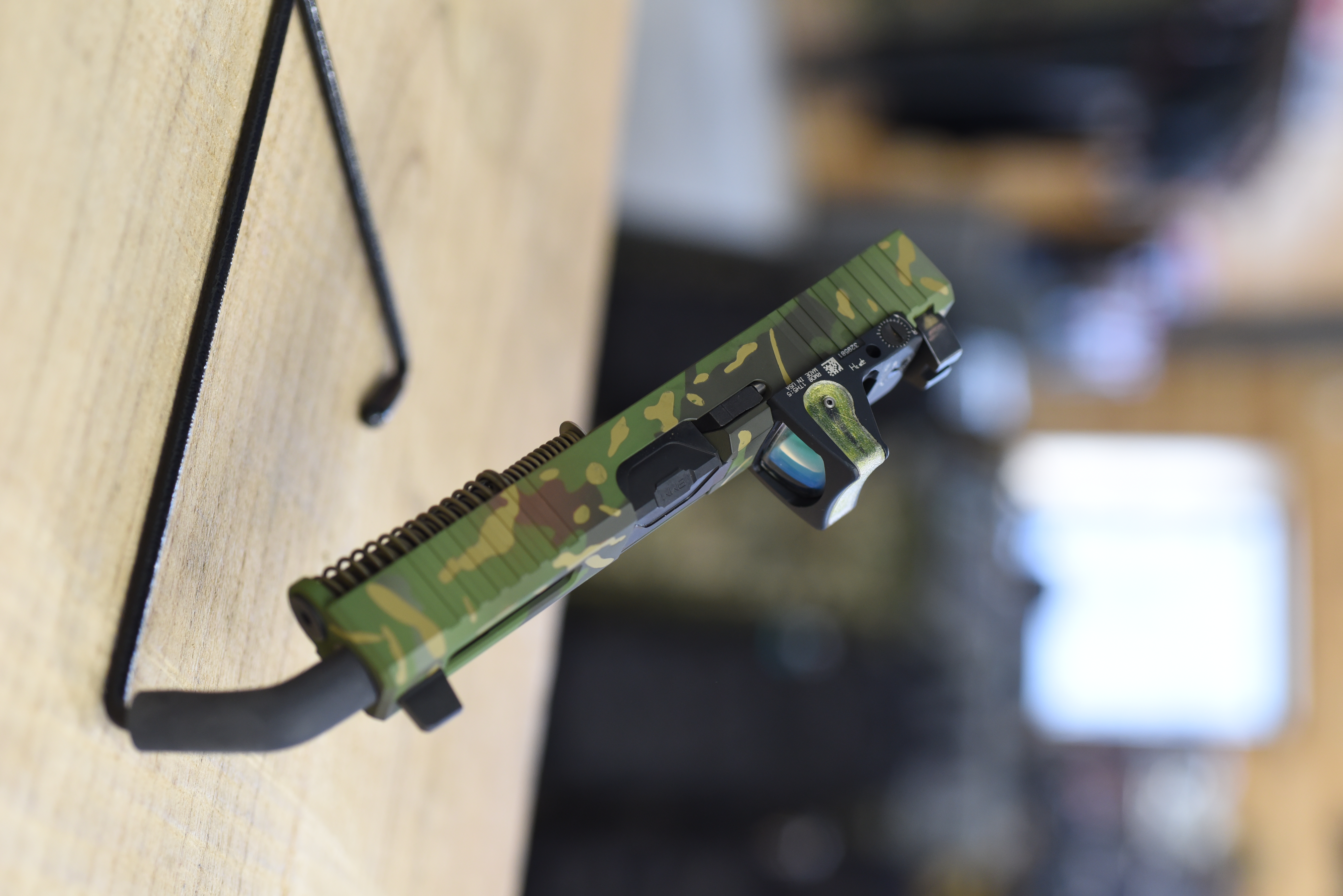 Modern Jungle Camo Glock Slide | Cerakote