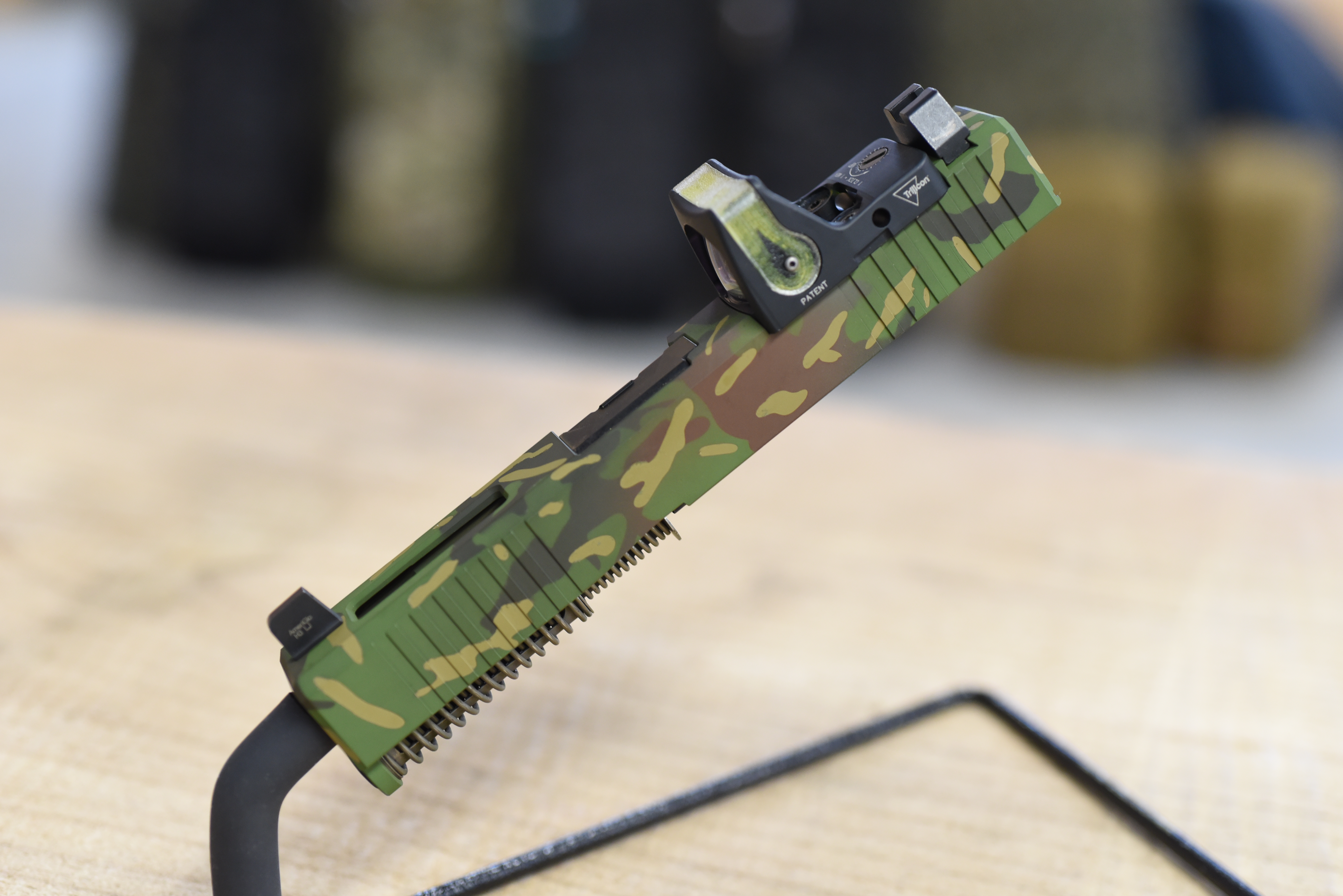 Modern Jungle Camo Glock Slide | Cerakote