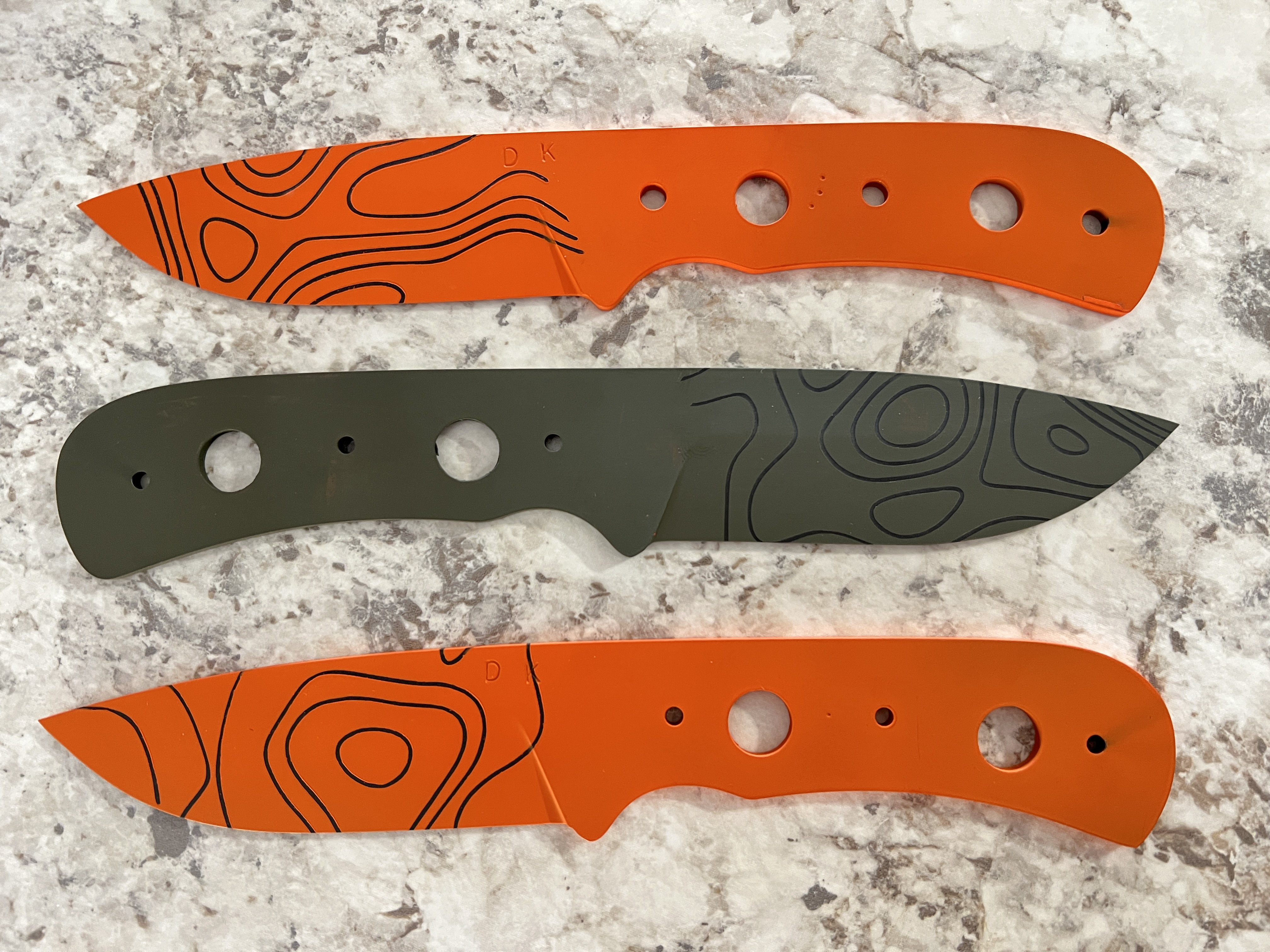 Topo knife blades | Cerakote