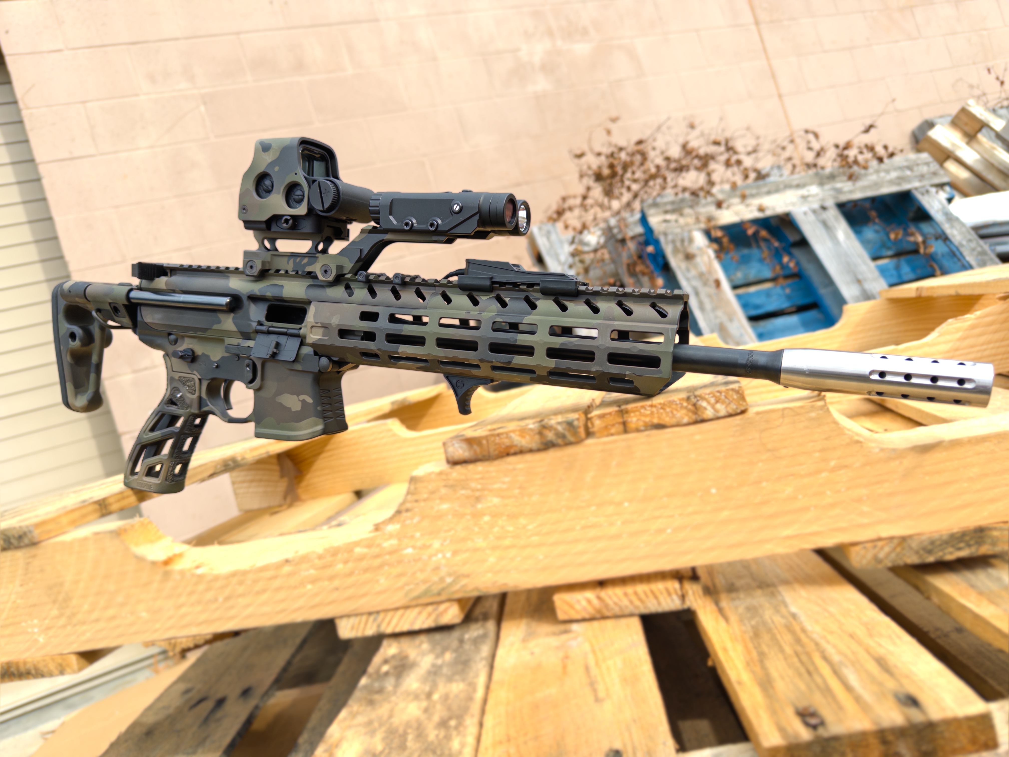 Sig Sauer MPX Custom Camo | Cerakote