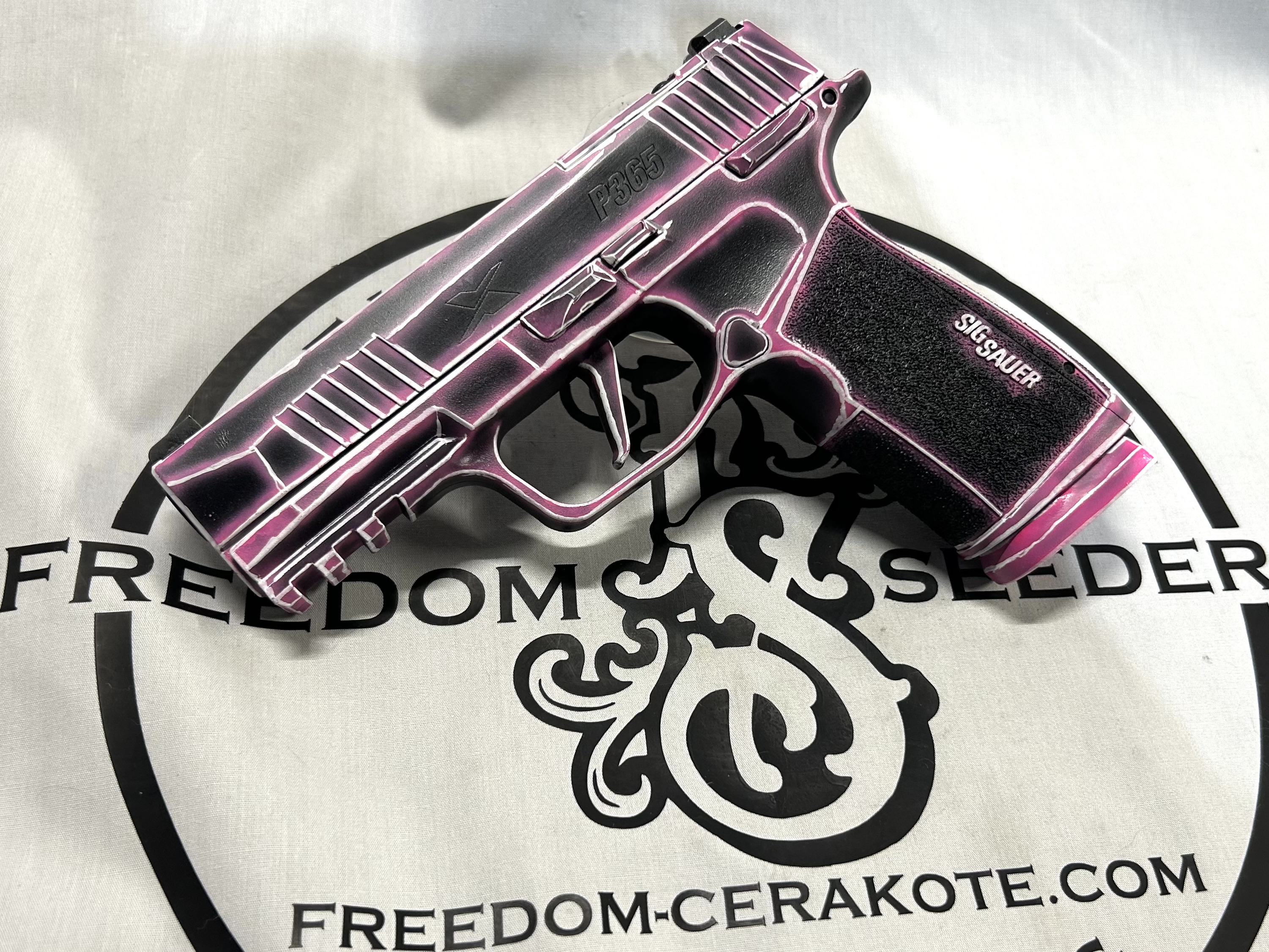 Neon 365 using a Prison Pink, Matte Armor Clear and Graphite Black ...