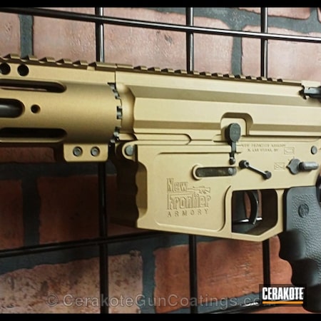 Powder Coating: Tactical Rifle,New Frontier Armory,Burnt Bronze H-148
